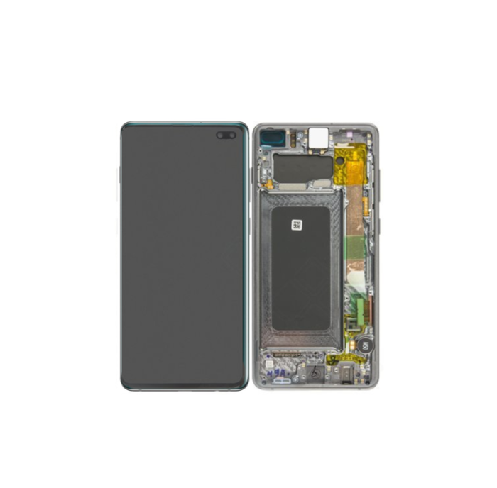 UTGATT1 - Samsung Galaxy S10 Skärm med LCD Display - Grön