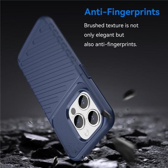 OEM - iPhone 15 Pro Mobilskal Twill Thunder - Blå