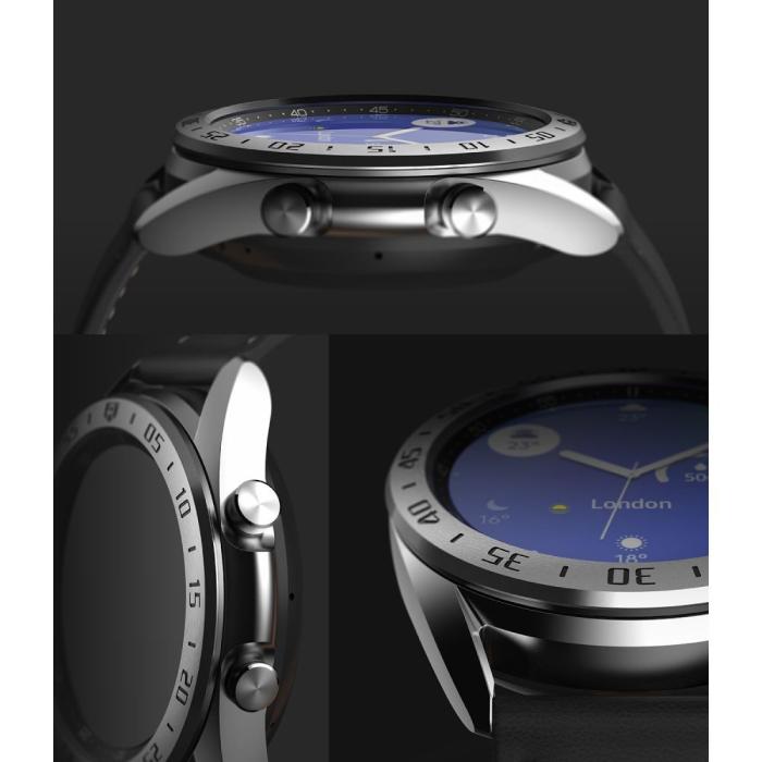UTGATT1 - RINGKE Bezel Styling Galaxy Watch 3 (41mm) - Stainless Silver