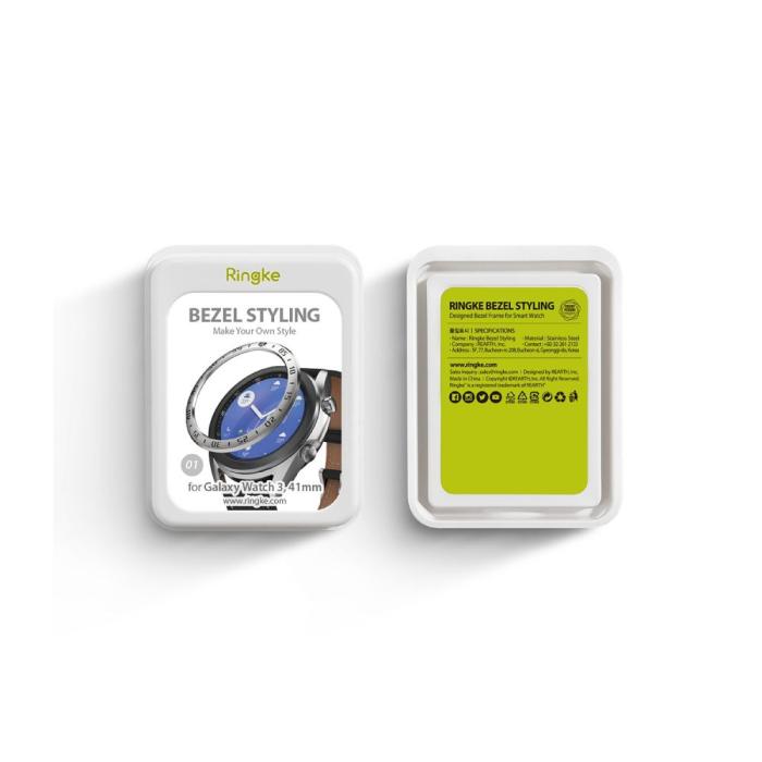 UTGATT1 - RINGKE Bezel Styling Galaxy Watch 3 (41mm) - Stainless Silver