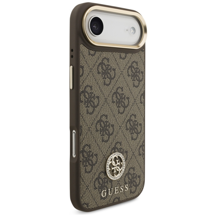 Guess - Guess iPhone 17 Air Mobilskal Magsafe Strass Logo - Brun