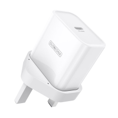 DUZZONA - DUZZONA Snabbladdare 20W USB-C UK T3 PD - Vit