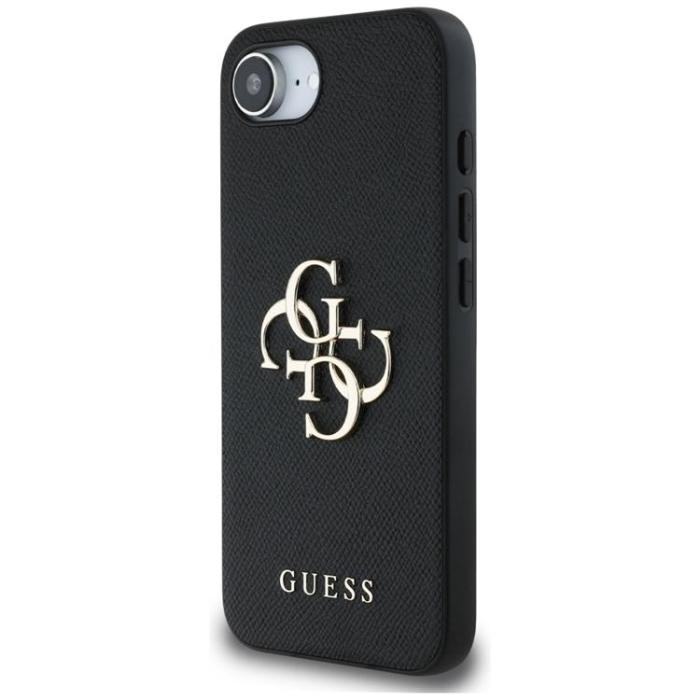Guess - Guess iPhone 16e Mobilskal Grained Big 4G Small Classic Logo