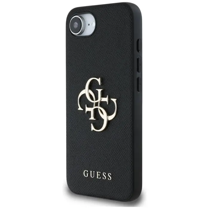 Guess - Guess iPhone 16e Mobilskal Grained Big 4G Small Classic Logo