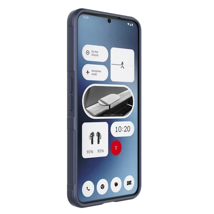 A-One Brand - Nothing Phone (3a) Mobilskal MagSafe Rugged TPU - Mörkblå