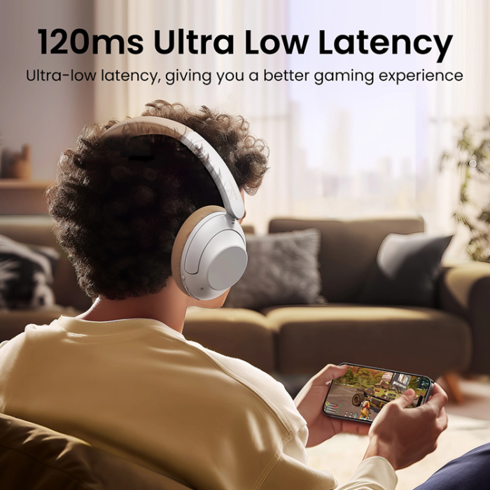 Ugreen - Ugreen HP202 HiTune Max5 Trådlösa On-Ear Hörlurar - Vit