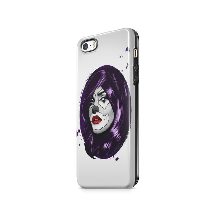 UTGATT5 - Tough mobilSkal till Apple iPhone SE/5S/5 - Clown