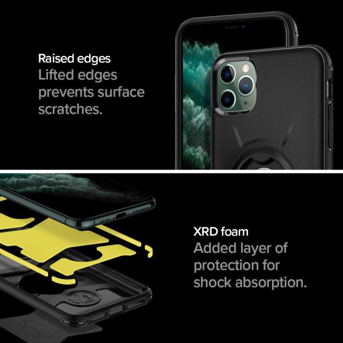 UTGATT5 - Spigen Gearlock Gcf111 Bike Mount Case iPhone 11 Pro Max Svart