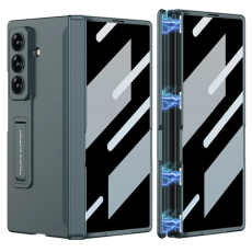 GKK - GKK Galaxy Z Fold 7 Mobilskal Kickstand med Härdat glas