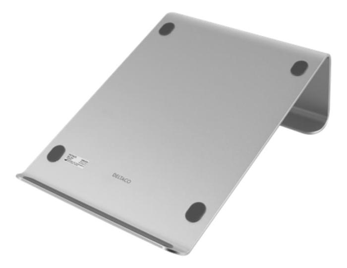 UTGATT1 - Deltaco Office Stativ för laptop och surfplatta 11'' - 15” - Silver
