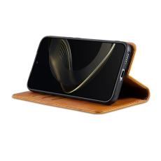 AZNS - AZNS Samsung Galaxy A37 Pl&aring;nboksfodral Konstl&auml;der - Brun