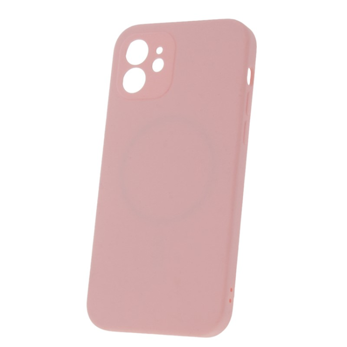 OEM - iPhone 12 Mobilskal MagSafe Invisible - Pastellrosa