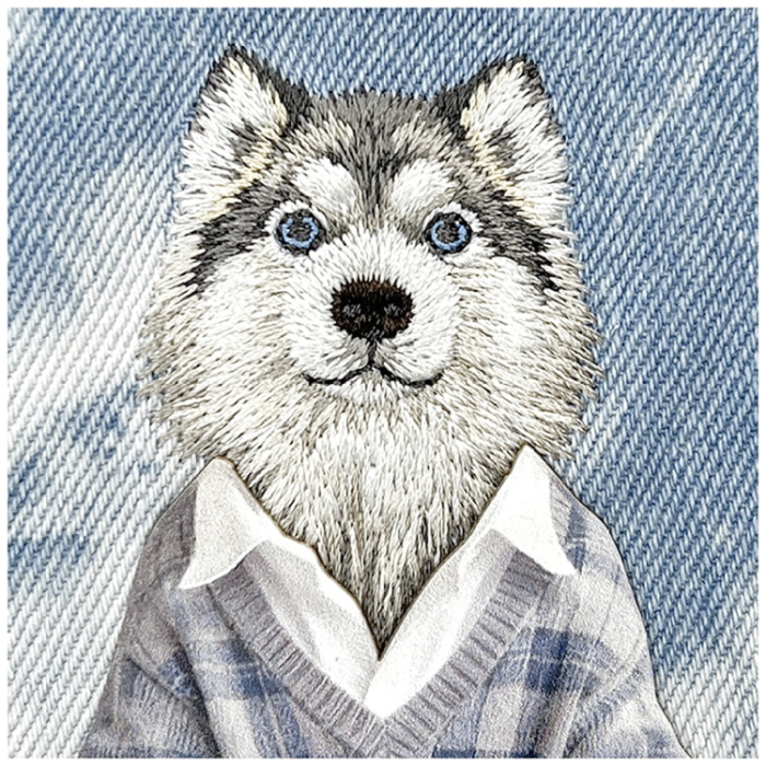 NIMMY - Nimmy Mobilskal För iPhone 17 Pro MagSafe Gentle Pets Series Dog - Grå