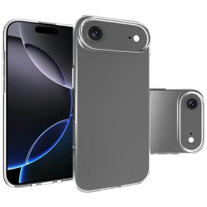 A-One Brand - iPhone 17 Air Mobilskal Crystal Clear TPU - Transparent