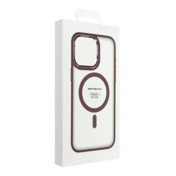 OEM - iPhone 16 Pro Max Mobilskal MagSafe Matte - Röd