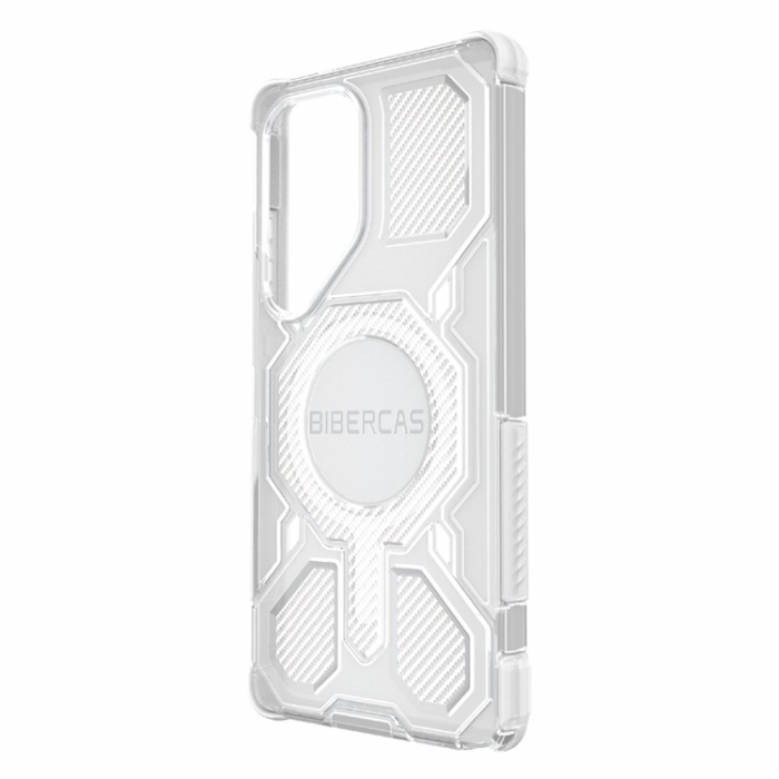 A-One Brand - BIBERCAS Galaxy S25 Ultra Mobilskal MagSafe J-16 Transparent