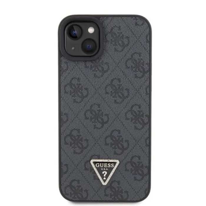 Guess - Guess iPhone 15 Mobilskal Diamond Triangle - Svart