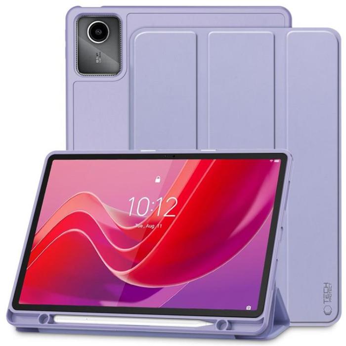 Tech-Protect - Tech-Protect Lenovo Tab M11/K11E Fodral med plats för pennna - Lila