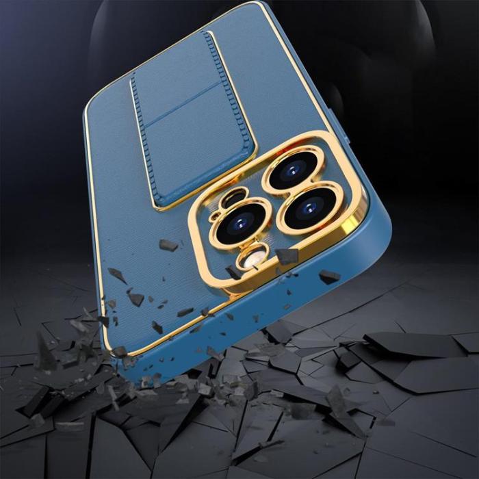 OEM - Galaxy A12 (2020/2021) Mobilskal Kickstand - Svart