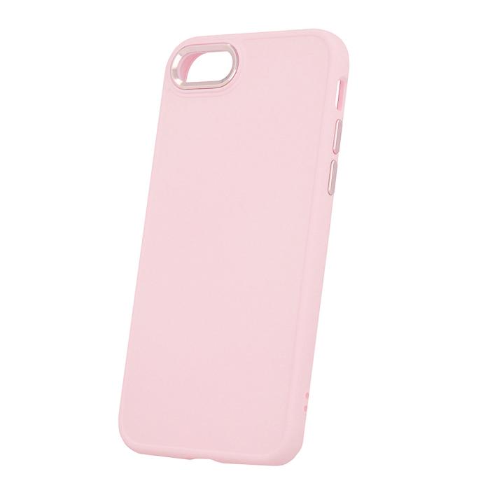 TelForceOne - Skyddande Satinfodral Rosa för iPhone 7/8/SE 2020/2022