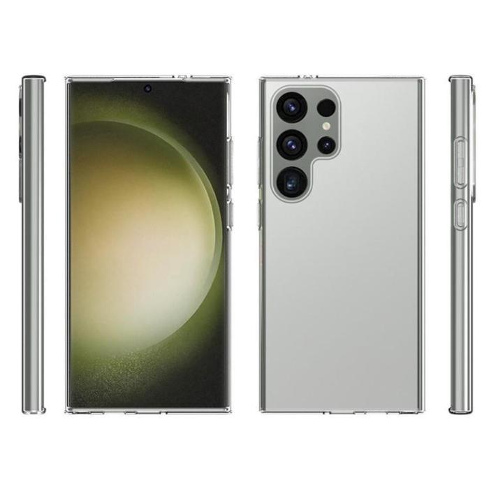 A-One Brand - Galaxy S24 Ultra Mobilskal Vattenstämpelfri TPU - Transparent