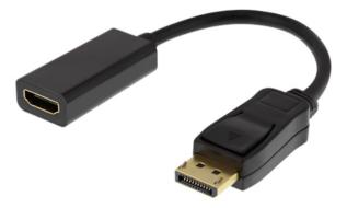 UTGATT1 - Deltaco DisplayPort till HDMI Adapter - Svart