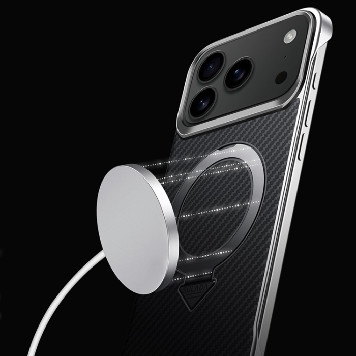 SULADA - SULADA iPhone 17 Pro Max Mobilskal MagSafe Kickstand - Lila