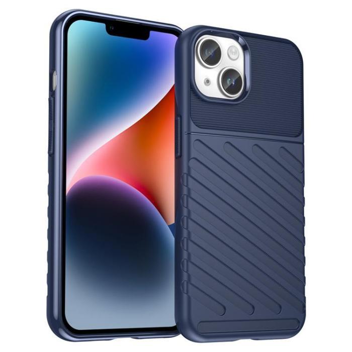 OEM - iPhone 15 Plus Mobilskal Thunder Armored - Blå