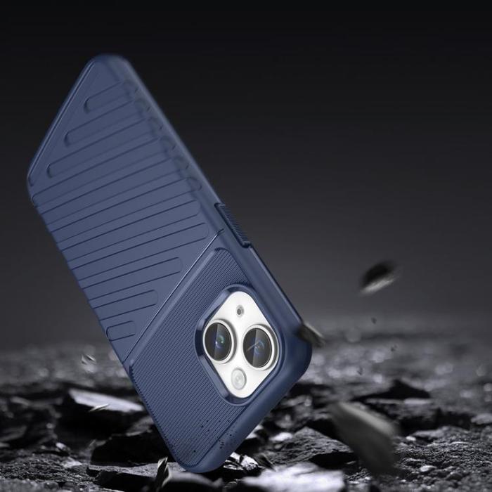 OEM - iPhone 15 Plus Mobilskal Thunder Armored - Blå