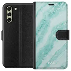 Gustaf - Pl&aring;nboksfodral till Samsung Galaxy S21 FE 5G med Mint Marble