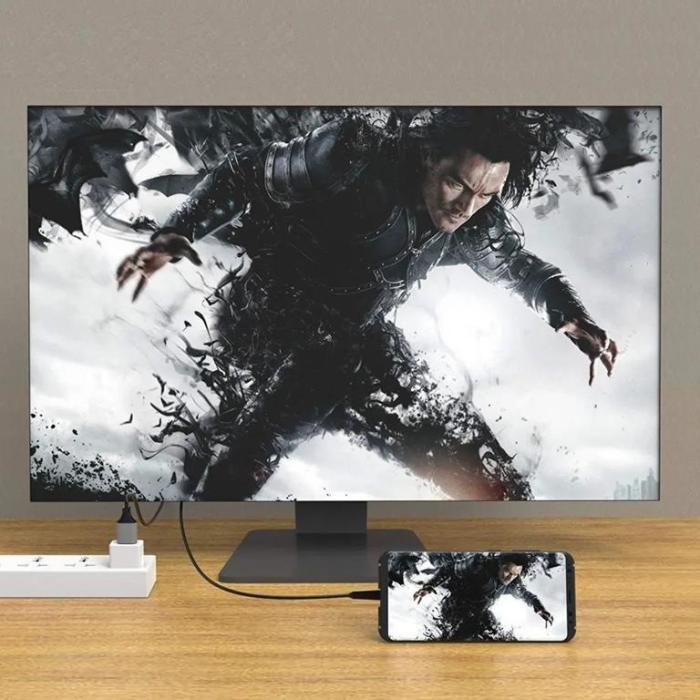 SiGN - SiGN HDMI till Lightning Kabel 2m + USB-kabel 1m