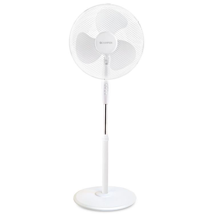CHAMPION Golvfläkt 40cm Vit GF120 | 264 | AlltMobil