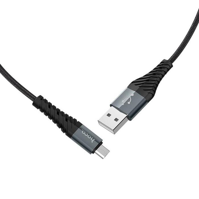 UTGATT1 - Hoco Cool Micro USB Kabel 1m - Svart