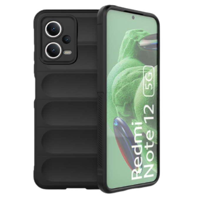 OEM - Xiaomi Redmi Note 12/Poco X5 Mobilskal Magic Shield - Svart