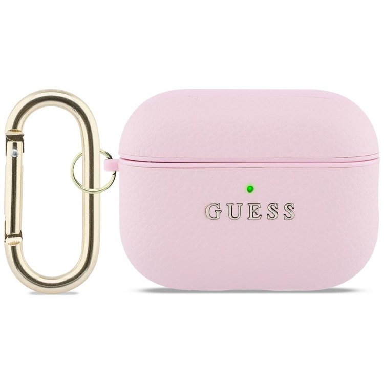 Guess AirPods Pro 3 Skal Grained Classic Logo Hook (Rosa) | 2353 | AlltMobil