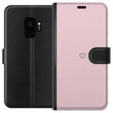 Gustaf - Pl&aring;nboksfodral till Samsung Galaxy S9 med Litet Hj&auml;rta