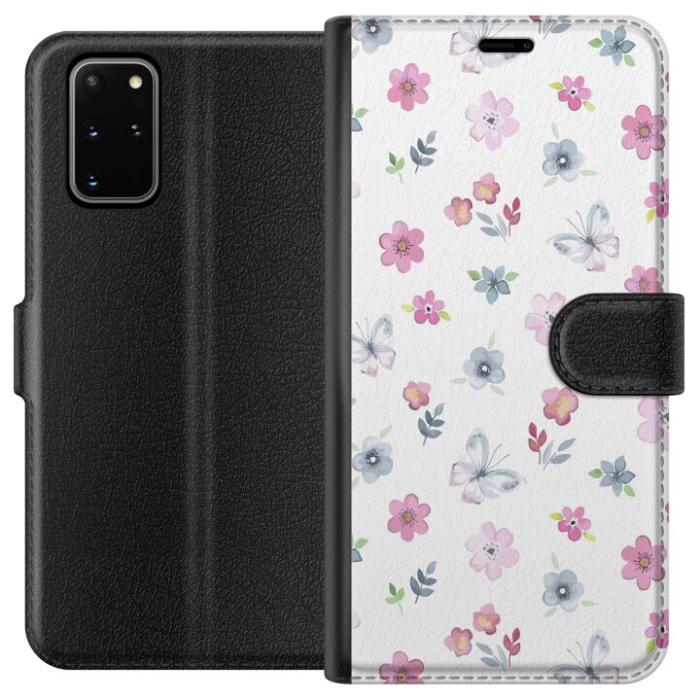 iSecrets - Plånboksfodral till Samsung Galaxy S20+ med Blommor och fjärillar
