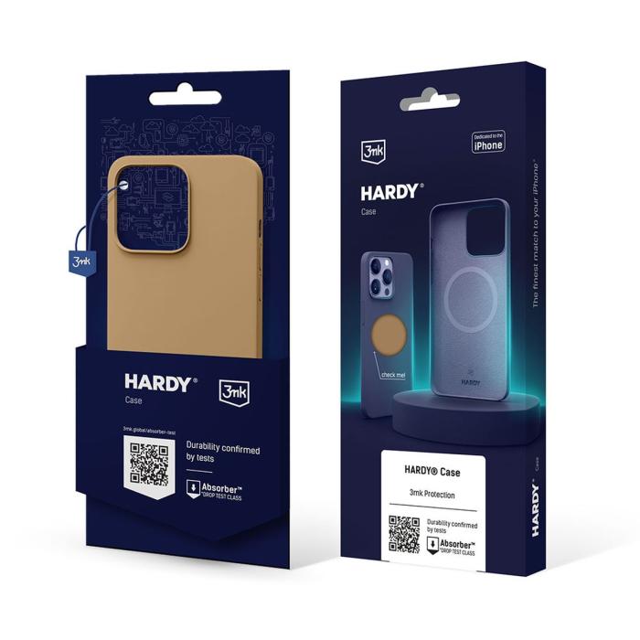 3MK - 3mk iPhone 14 Pro Max Mobilskal Magsafe Hardy - Guld