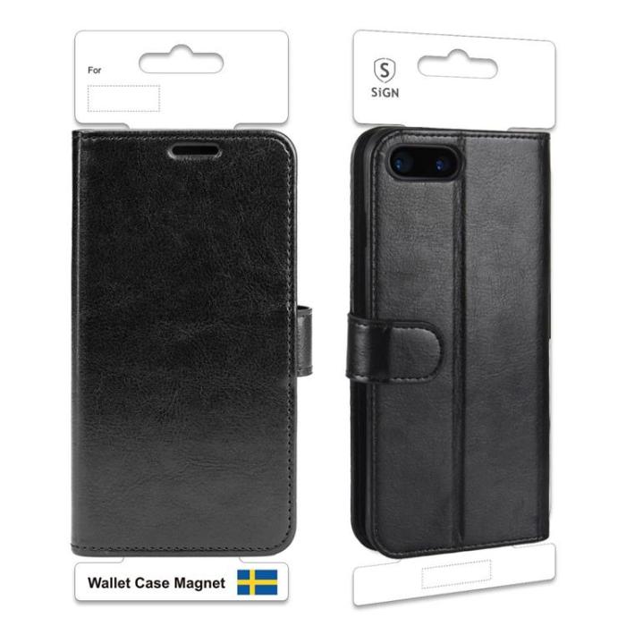SiGN - SiGN Plånboksfodral till iPhone 7/8/SE (2020/2022) - Svart