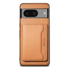 DENIOR - DENIOR Google Pixel 8 Pl&aring;nboksfodral Konstl&auml;der - Khaki