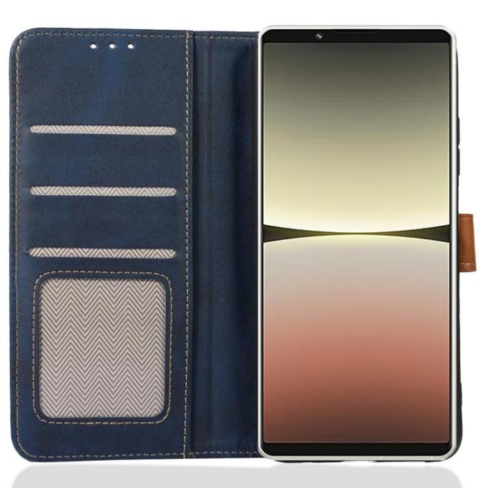 A-One Brand - Sony Xperia 5 IV Plånboksfodral Magnetic Clasp - Blå