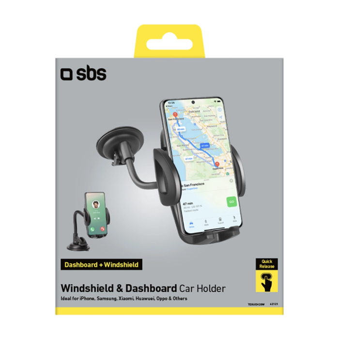 SBS - SBS Mobilhållare Glass För 6.8