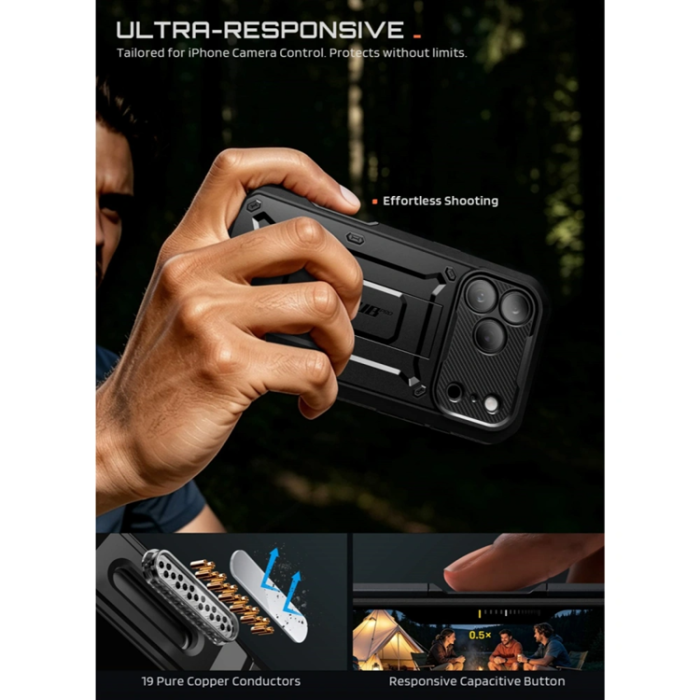 SupCase - Supcase Mobilskal För iPhone 18 Pro Max/17 Pro Max Unicorn Beetle Pro - Svart