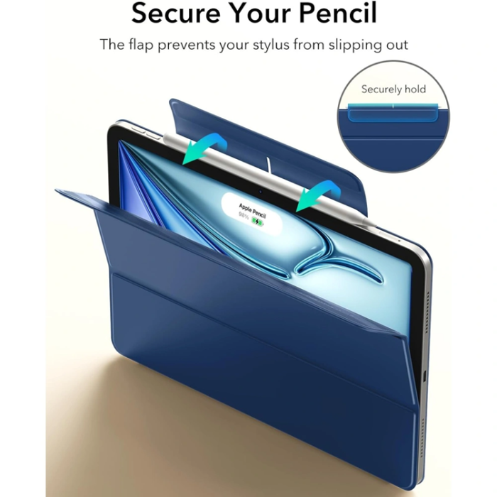 ESR - ESR Fodral För iPad Air 10.9 (2020/2022) Magnetic Rebound - Marinblå