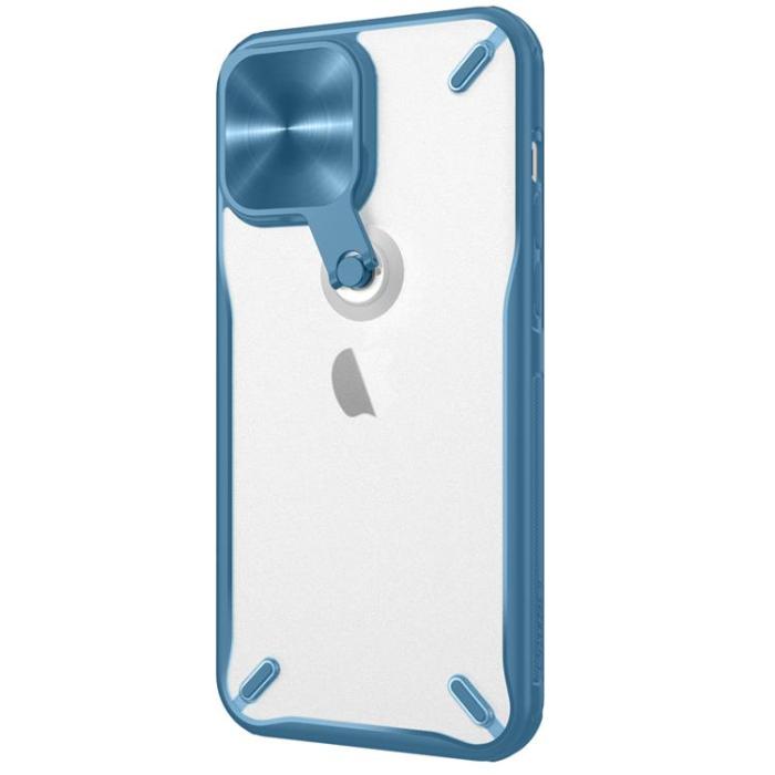Nillkin - Nillkin Cyclops Foldable Stand Skal iPhone 13 Pro Max - Blå