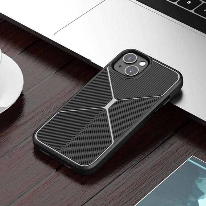 OEM - iPhone 14 Pro Max Skal X Design - Svart