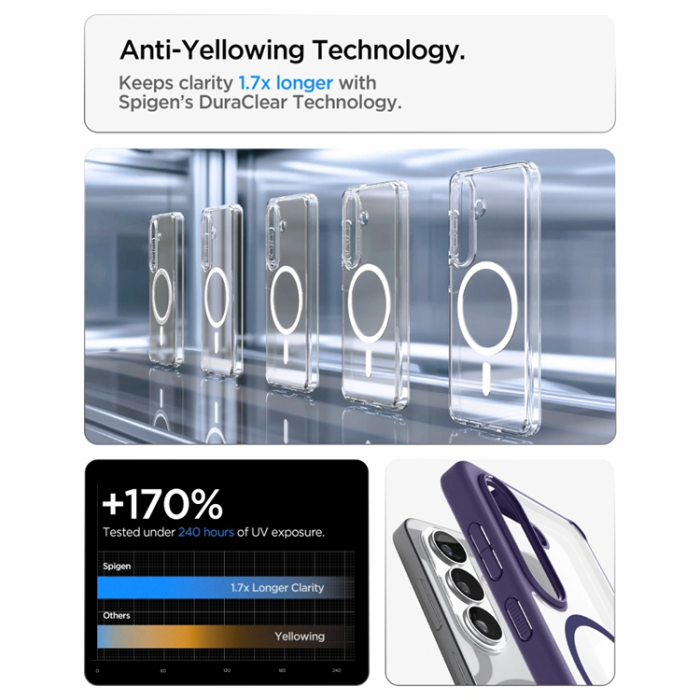 Spigen - Spigen Mobilskal För Galaxy S26 MagSafe Ultra Hybrid - Lila