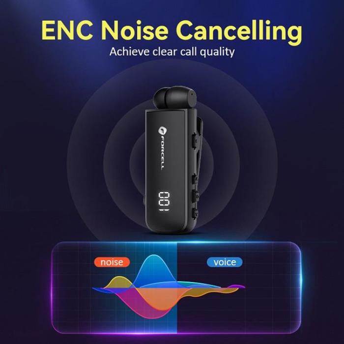 Forcell - Forcell Trådlösa In-Ear Hörlurar Drive - Svart