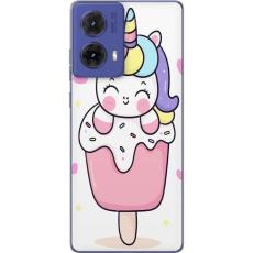 iSecrets - Mobilskal till Motorola Moto G85 med Glad enh&ouml;rning