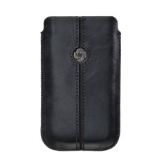 Samsonite - SAMSONITE Mobile Bag Dezir Leather Medium Black